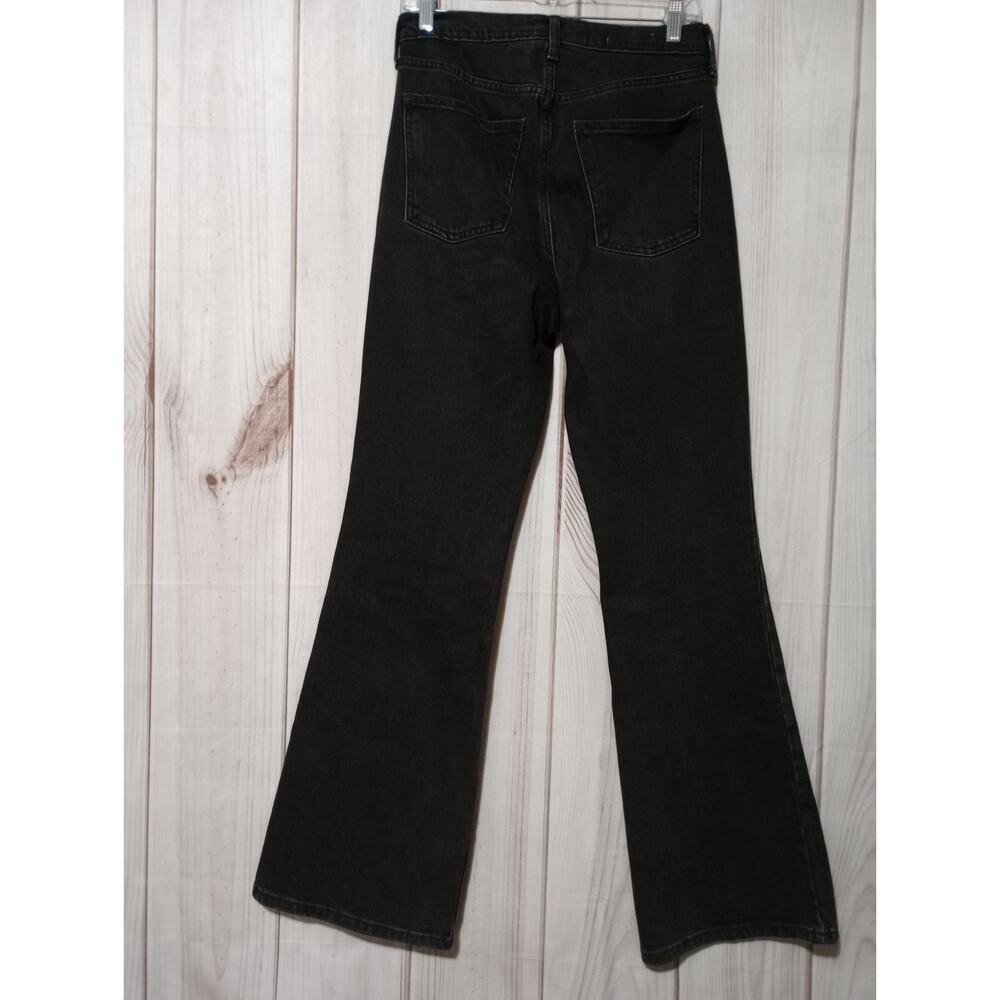 Universal Thread Jeans Ladies 6‎ Black High Rise Flare - Picture 2 of 7